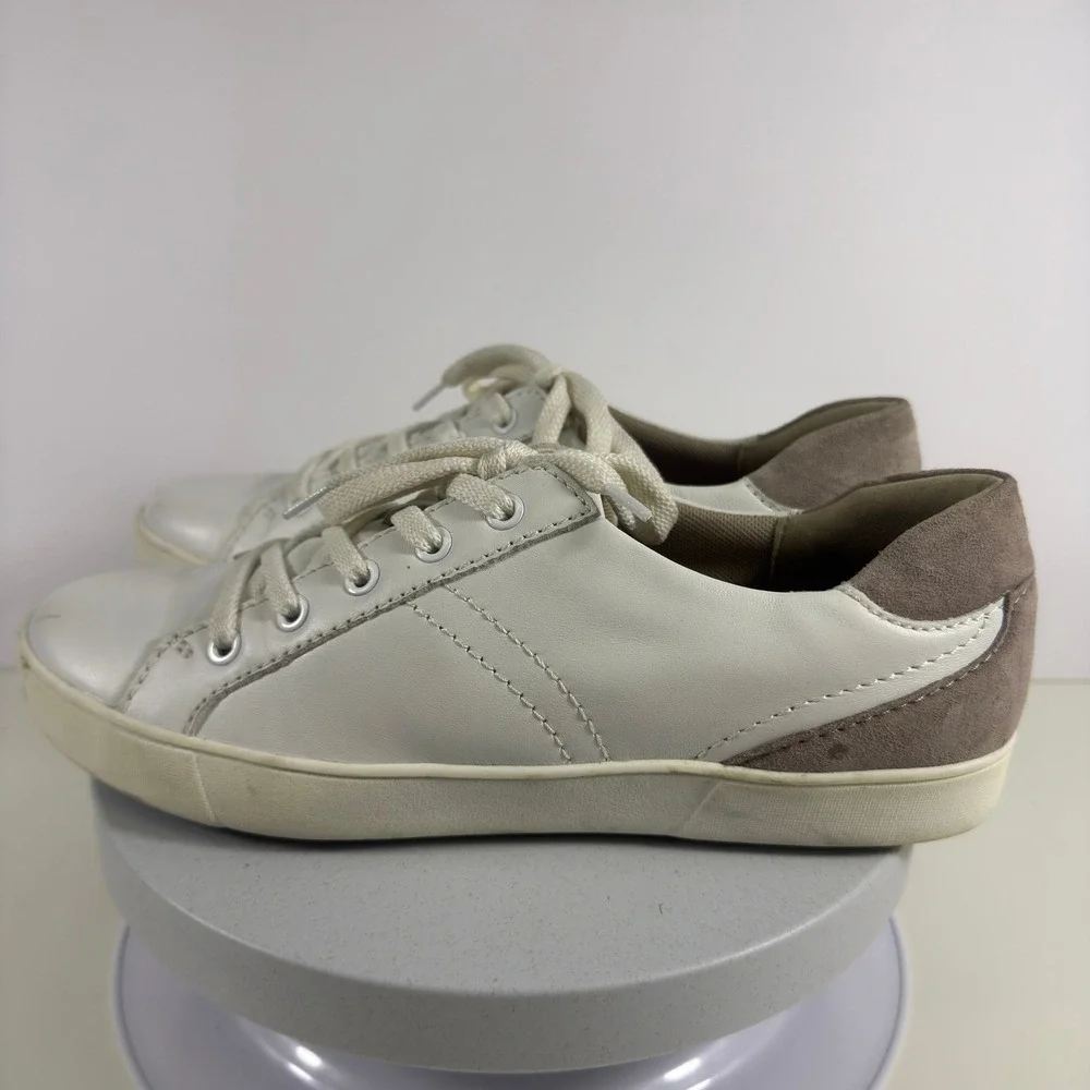 Naturalizer Womens Sneakers White Leather Lace Up‎ Comfort Casual Shoes 10